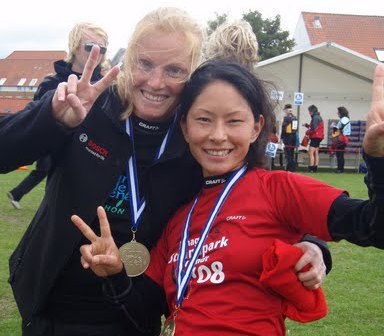 Marianne og Karina og TdG medaljer i guld