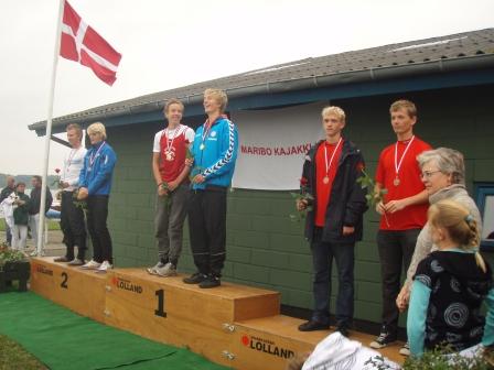 Marc og Jonas på vej til skammel